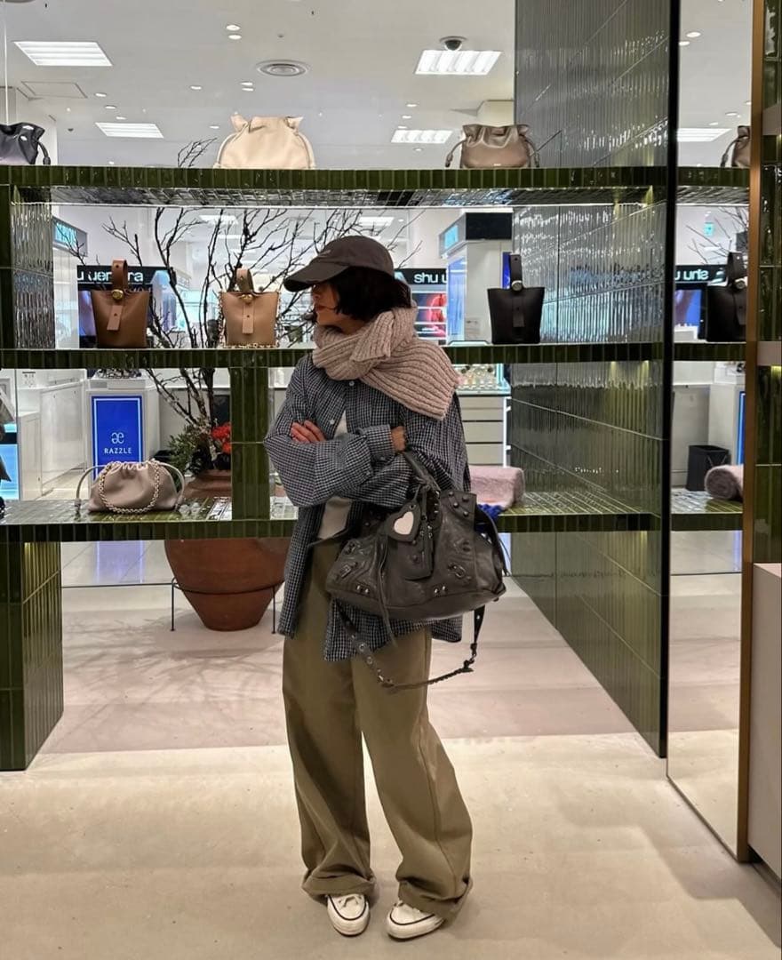 ok.soon×dickies wide chino pants