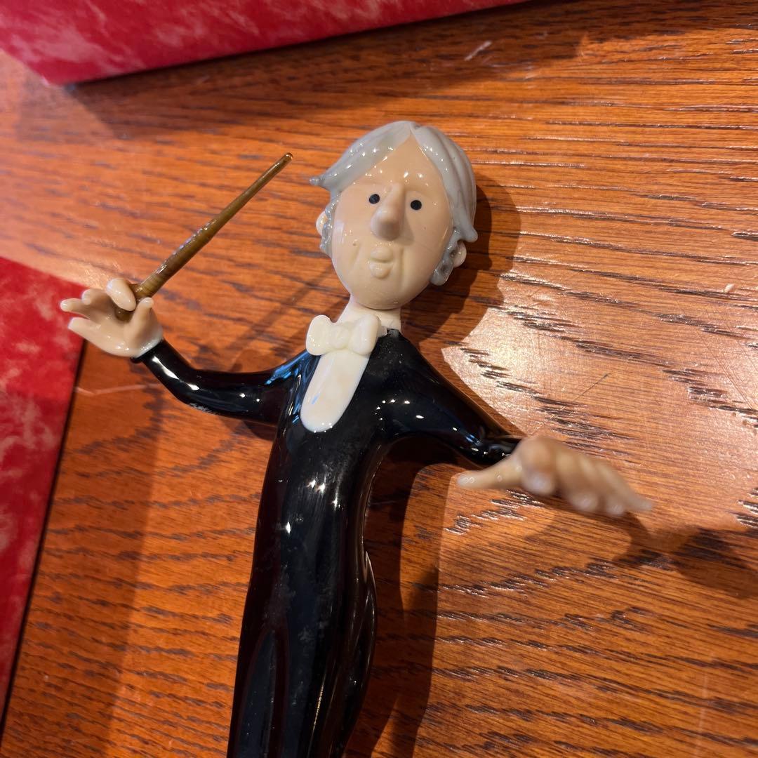 マ*ド様 希少　アンティーク　スワロフスキー　ボヘミアングラス　オーケストラ　置