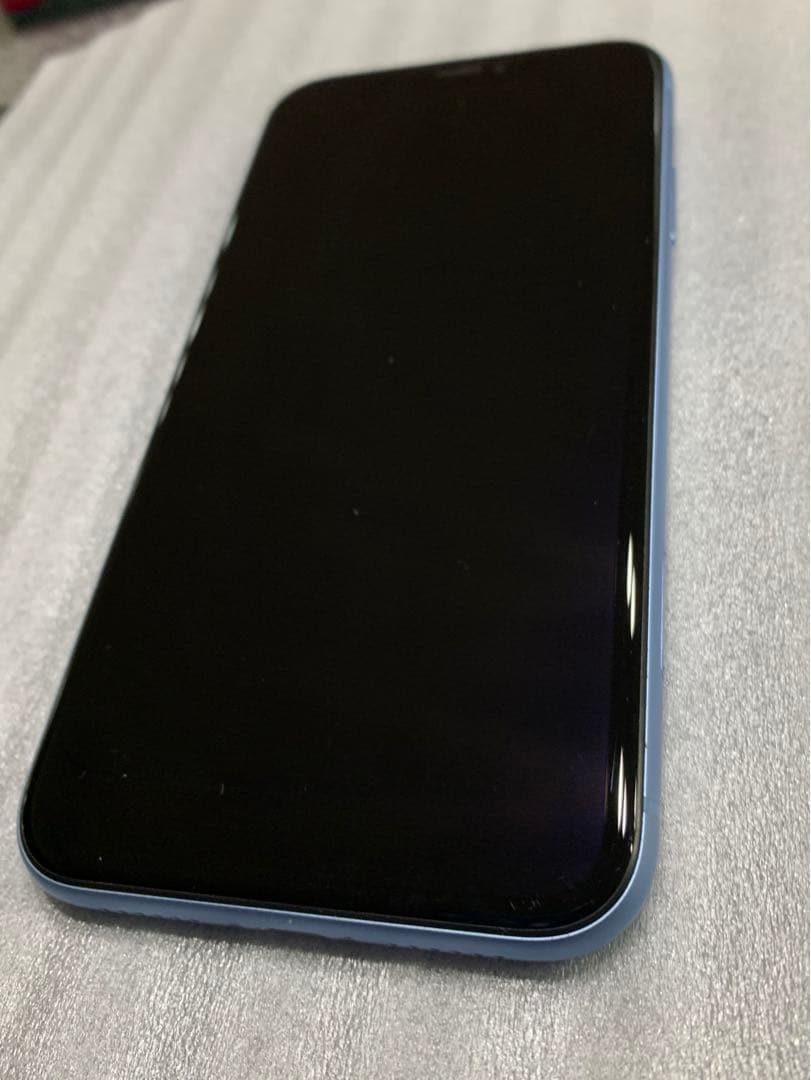 Apple iPhone XR ブルー 本体　香港版A2108 箱　備品付き