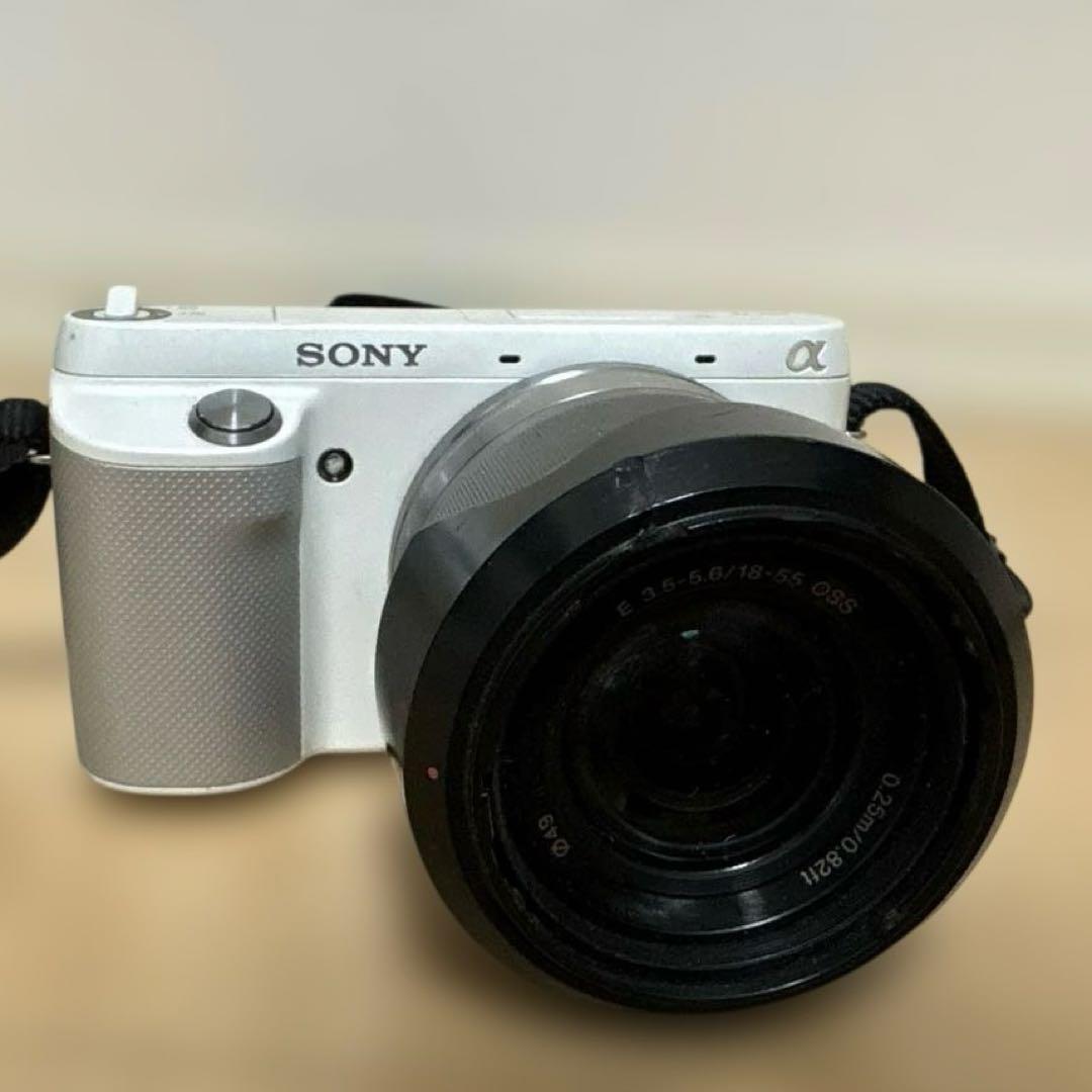 SONY NEX- F3ミラーレスカメラ レンズ付き