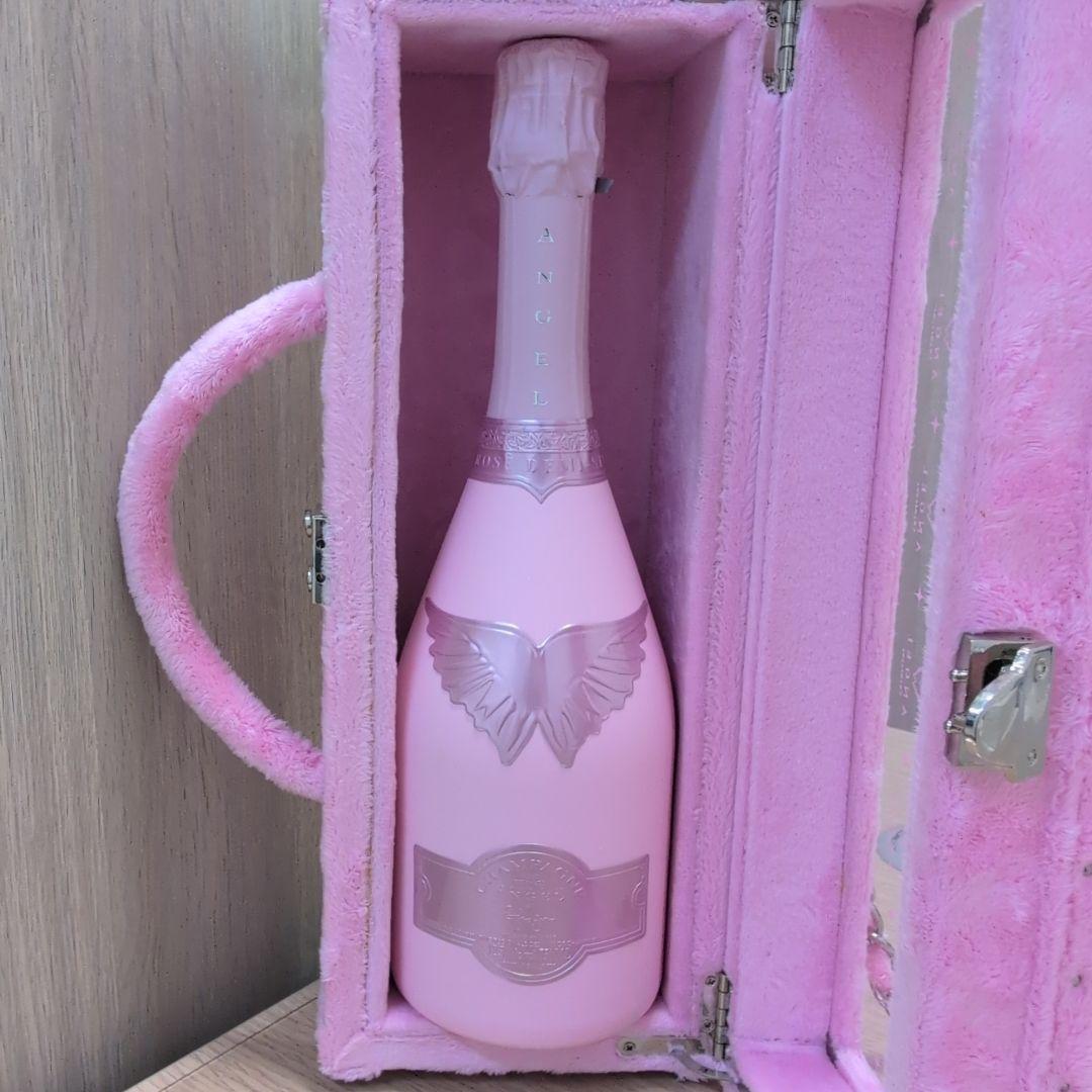 エンジェルドゥミセック ファーケース付き シャンパン ロゼ 未開栓