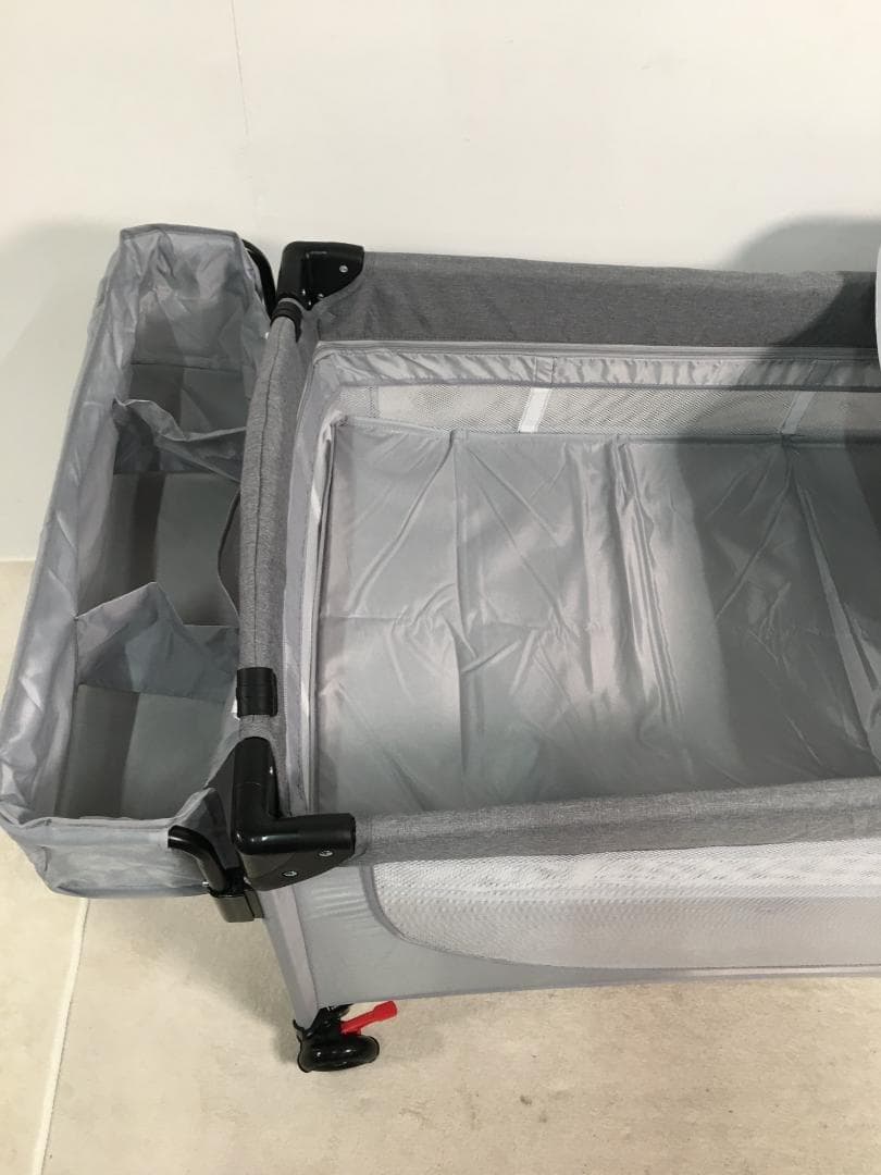 訳あり新品　ベビーベッド 折りたたみ ベビーサークル 1323-140