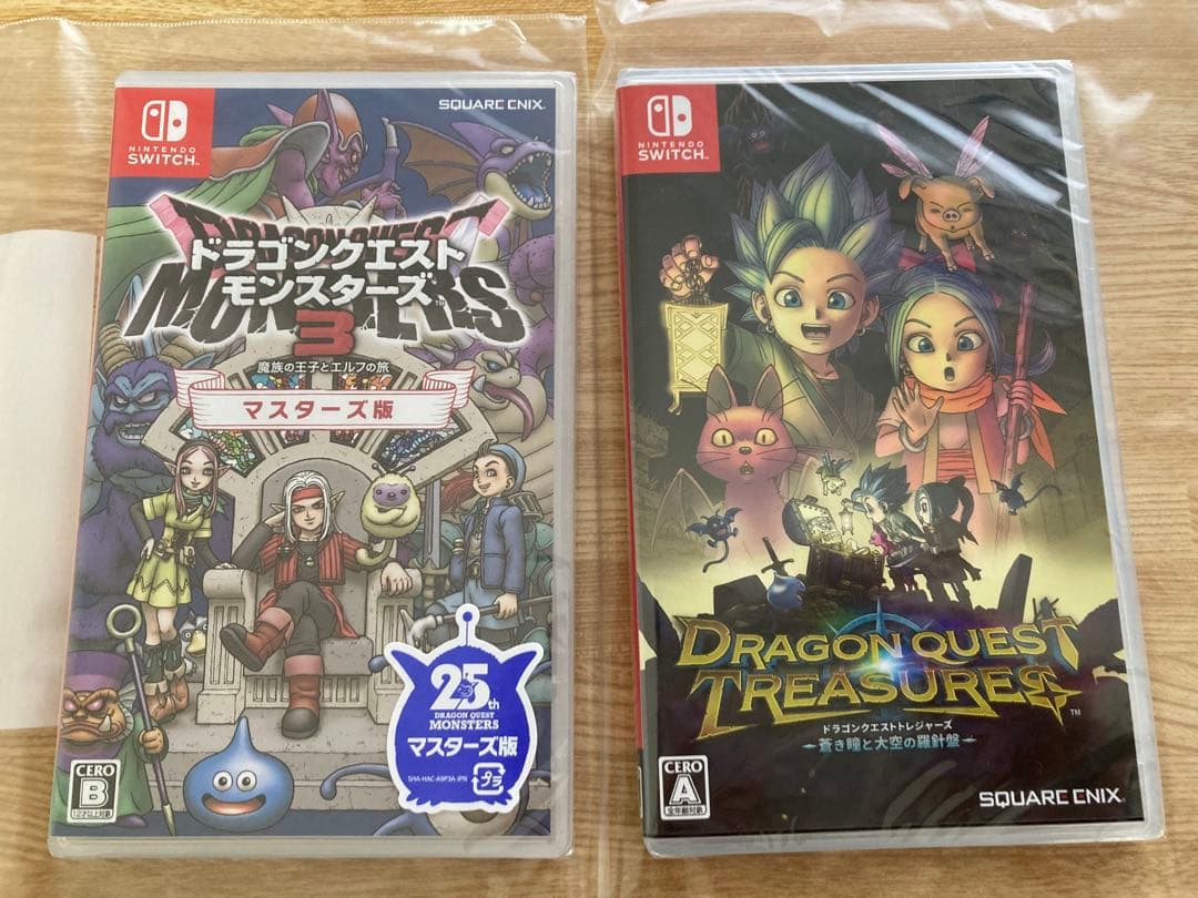 新品、ドラゴンクエストモンスターズ３マスターズ版 ドラゴンクエスト トレジャーズ