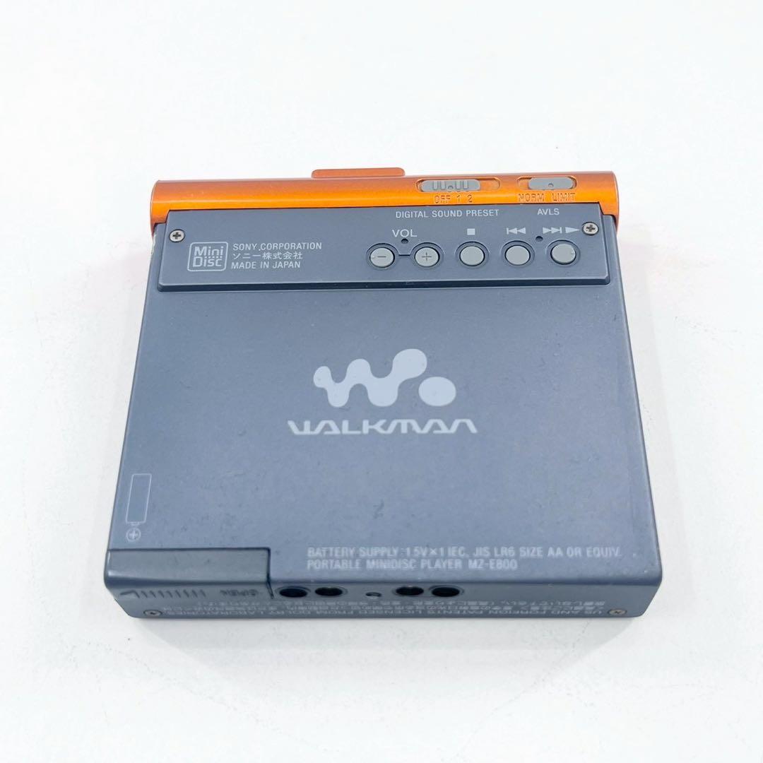 SONY MZ-E800 MDウォークマン 再生OK リモコン付 MDプレーヤー