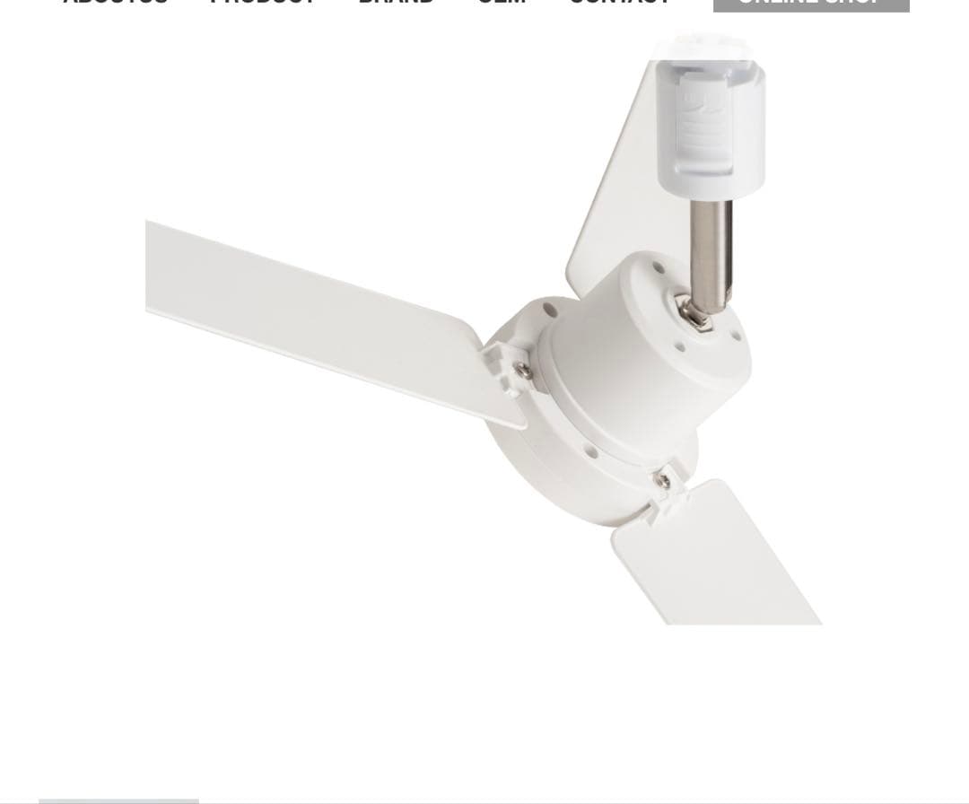 美品中古BRIDダクトレールファンDCモータープラスΦ50ホワイト