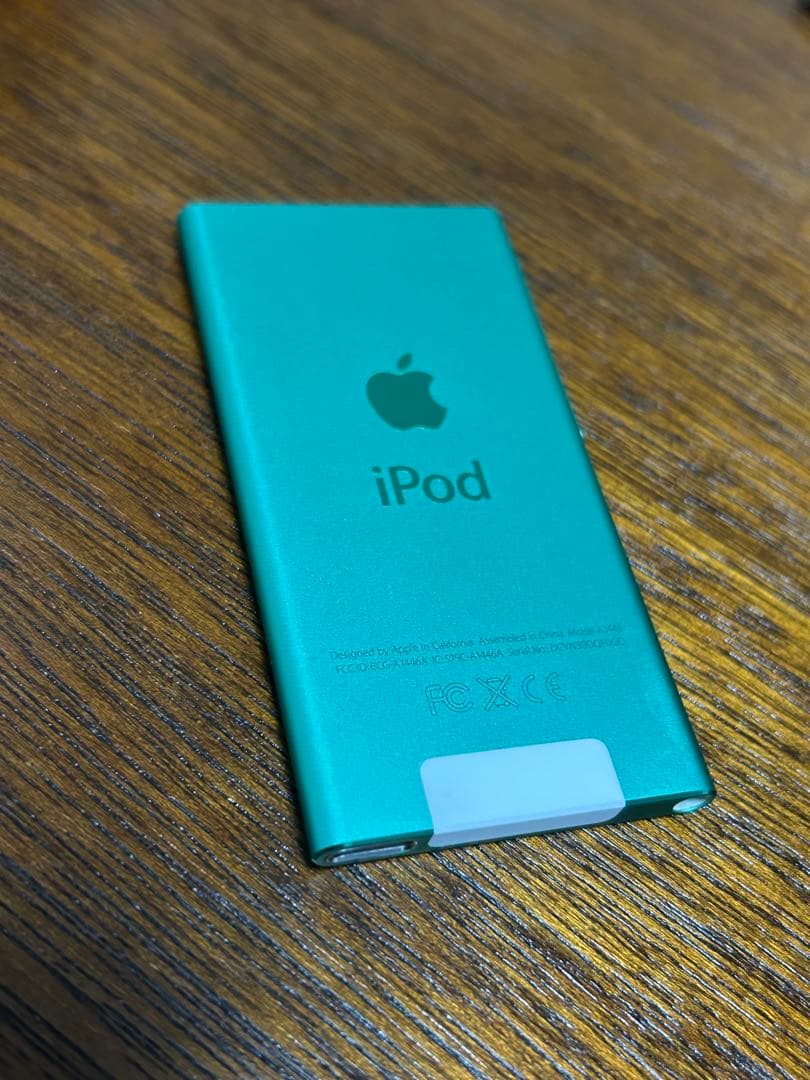 Apple iPod nano 第7世代　グリーン　極美品　ケース付き