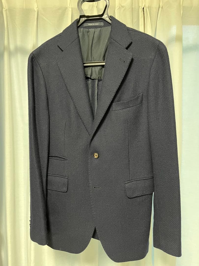 TAGLIATORE 2釦シングルアンコンジャケット ネイビー サイズ48/7R