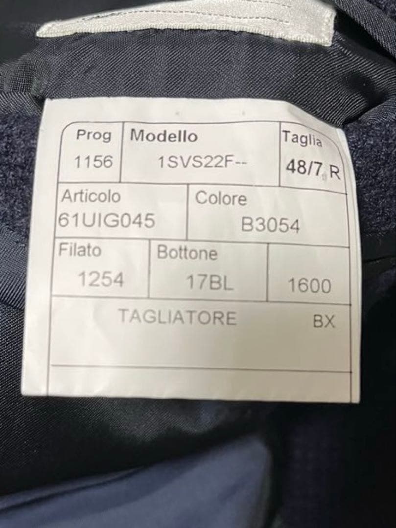 TAGLIATORE 2釦シングルアンコンジャケット ネイビー サイズ48/7R