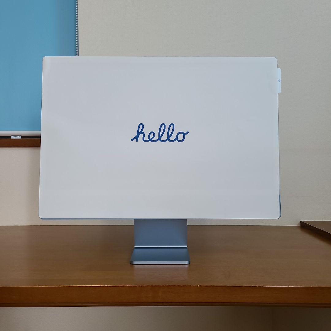 【R7年4月購入品】iMac 24インチ M3 16GBメモリ512GB SSD