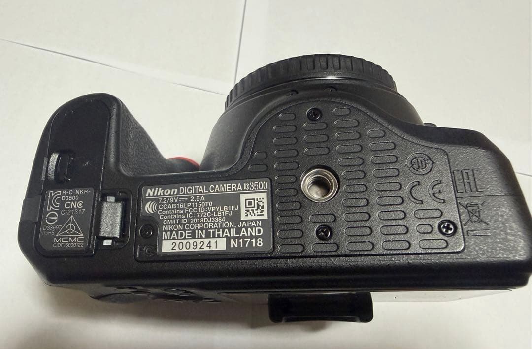 Nikon D3500 18-55 VRレンズキット シャッター数258回