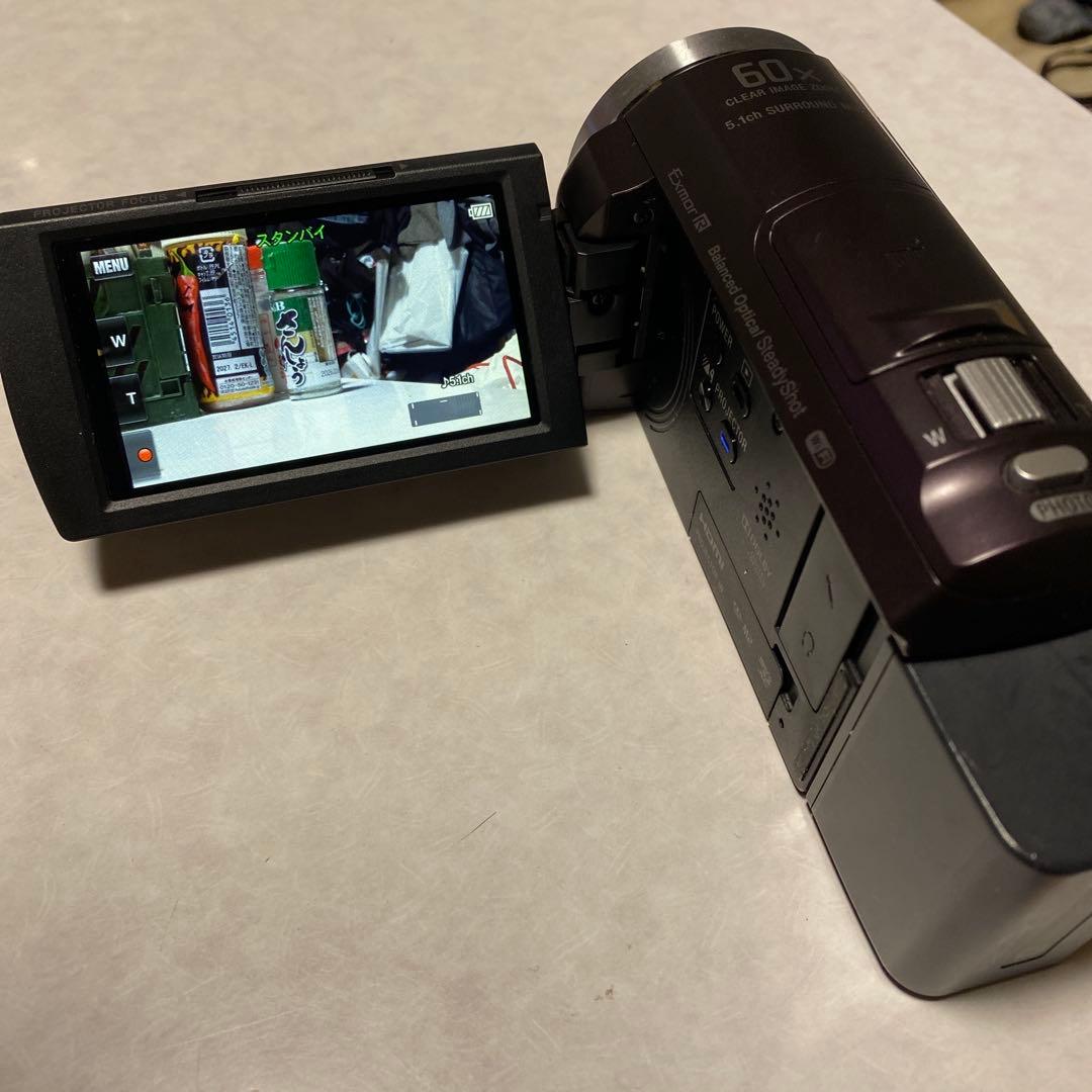 SONY Handycam 内蔵メモリ32GB ブラウン HDR-PJ540/T