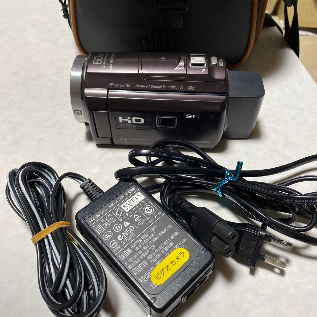 SONY Handycam 内蔵メモリ32GB ブラウン HDR-PJ540/T