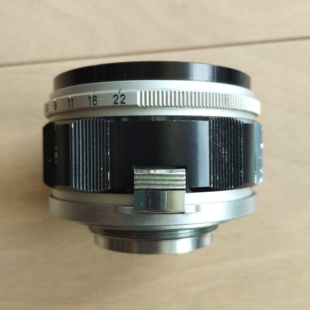 キヤノン　レンズ　50mm F1.2　L39マウント　 純正前後キャップ付き