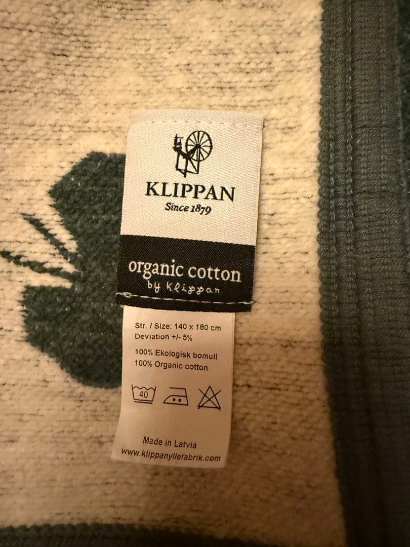 KLIPPAN × mina perhonenシュニールコットンブランケット