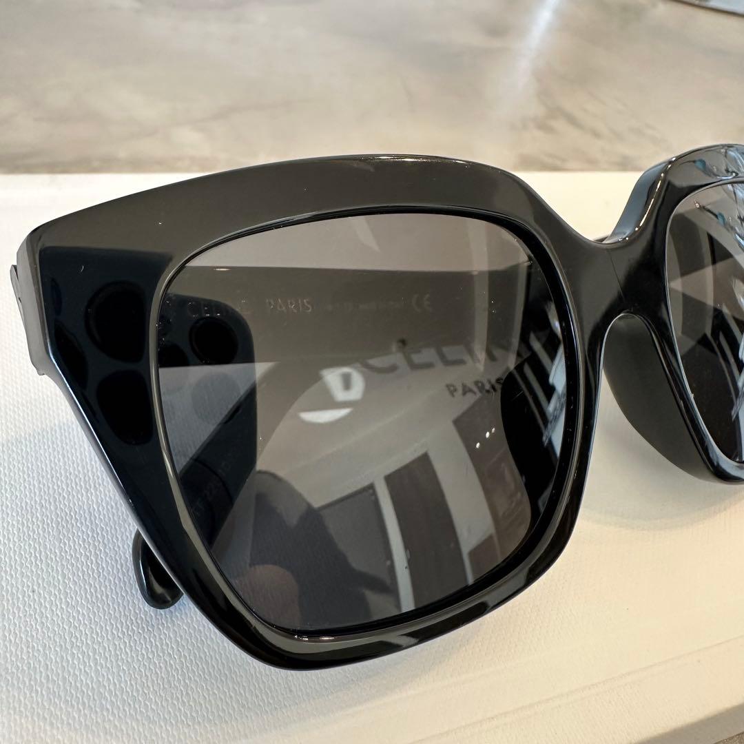 【超美品】CELINE ブラック スクエア サングラス