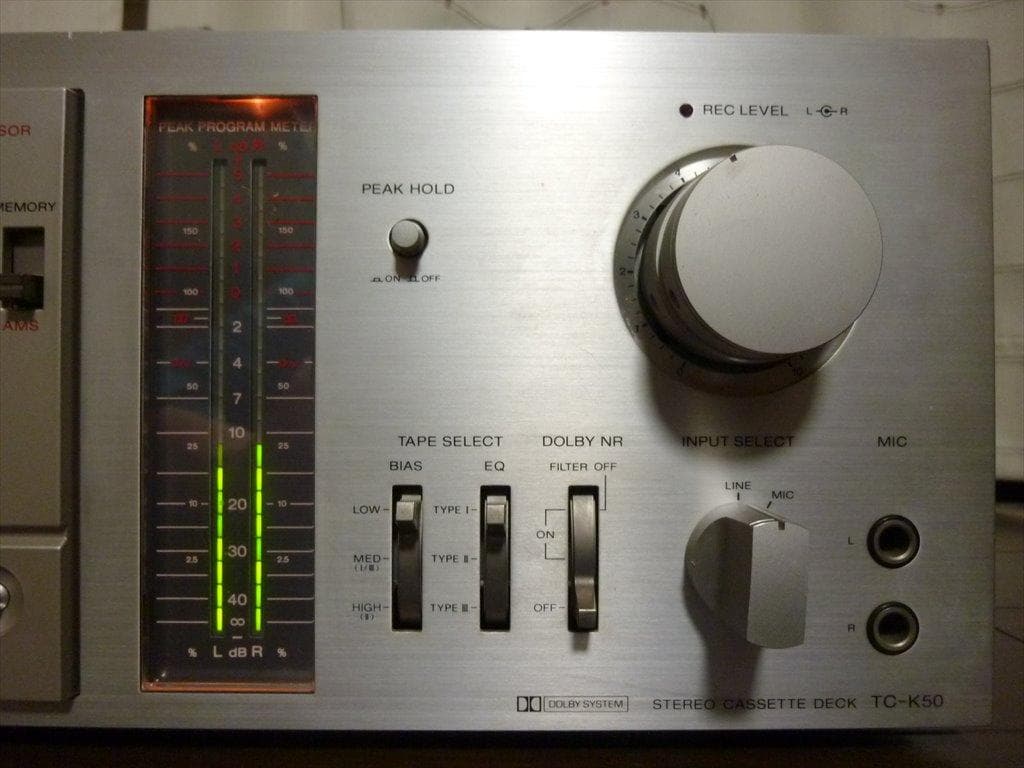 SONY ソニー カセットデッキ TC-K50 修理済 全機能動作 概美品