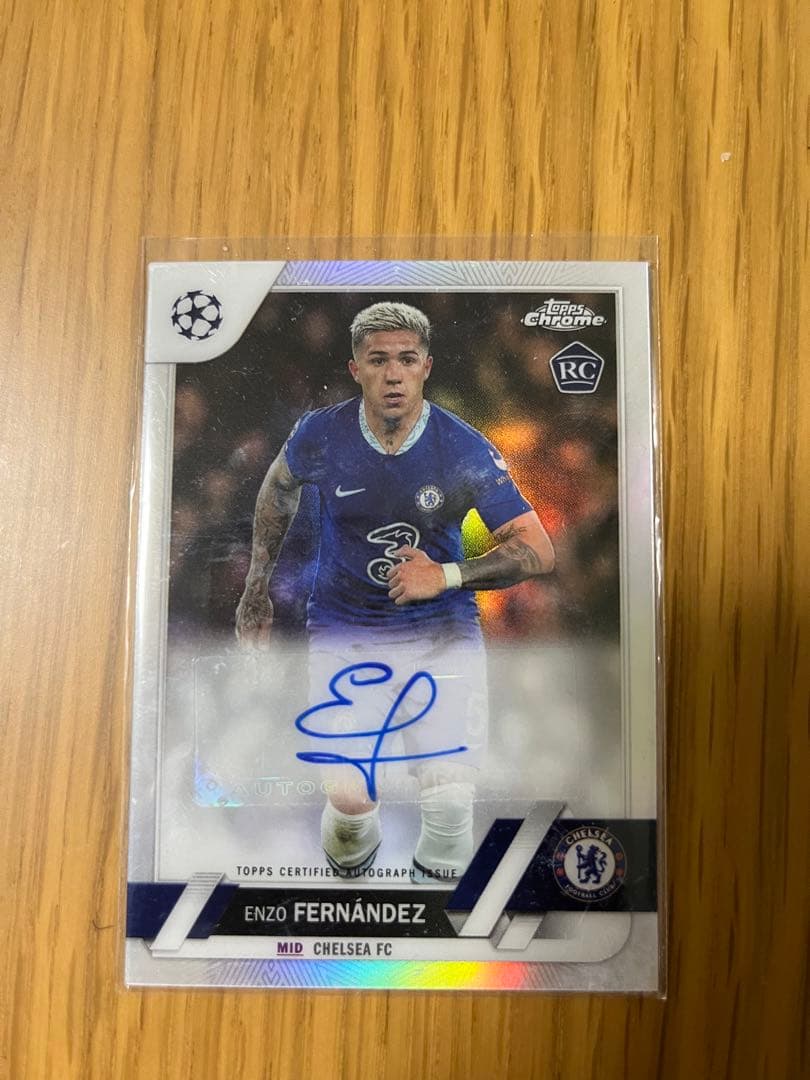 TOPPS CHROMEエンソ・フェルナンデス直筆サインカード