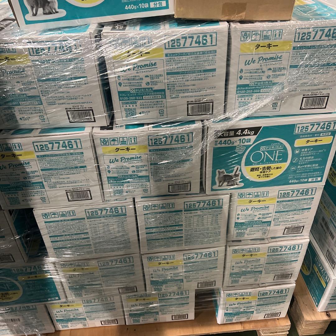 ピュリナ ワン キャットフード ターキー4.4kg 4箱