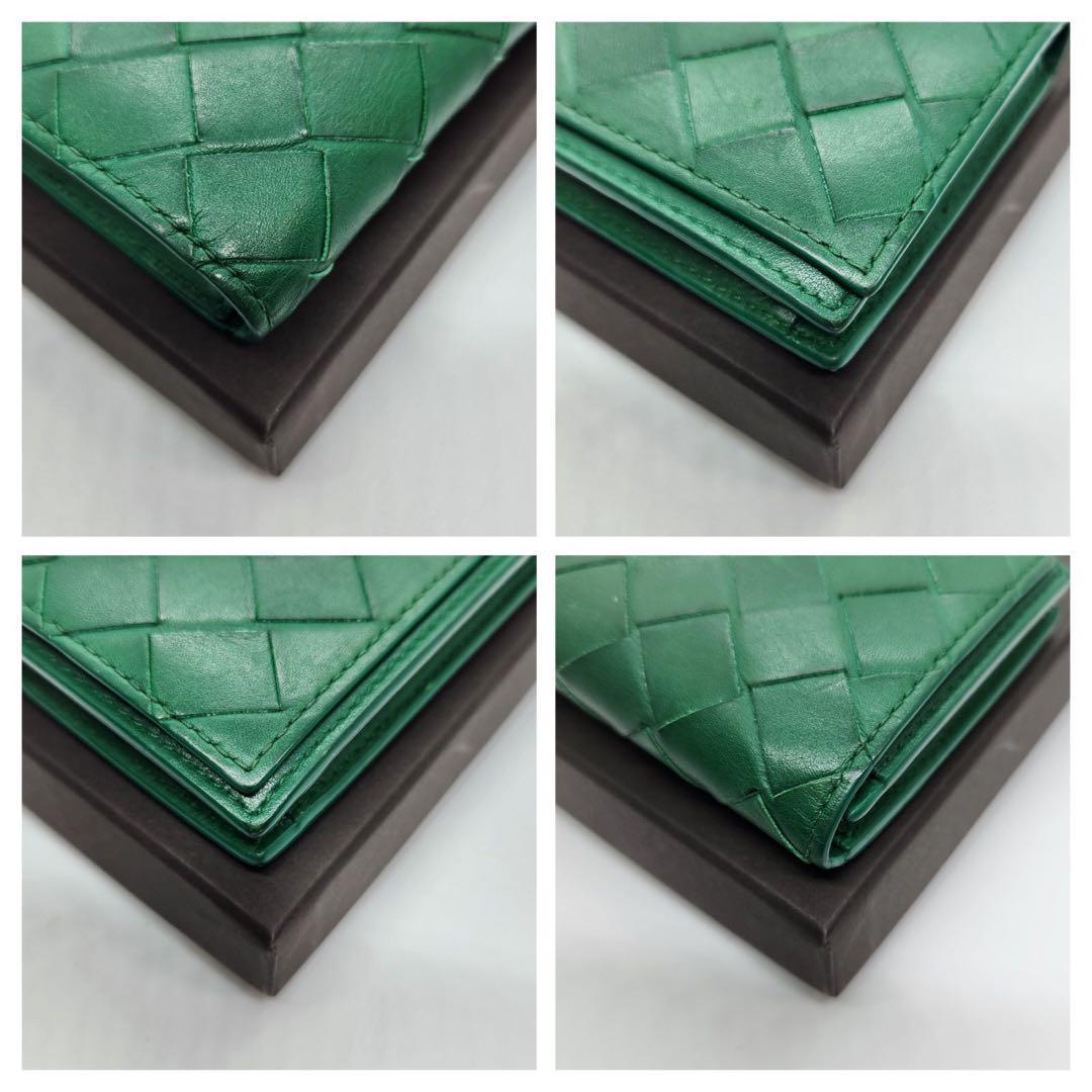 極美品 ボッテガヴェネタ イントレチャート マキシ カードケース 名刺入れ