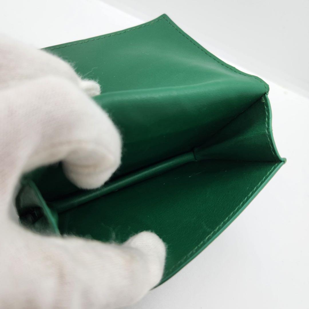 極美品 ボッテガヴェネタ イントレチャート マキシ カードケース 名刺入れ