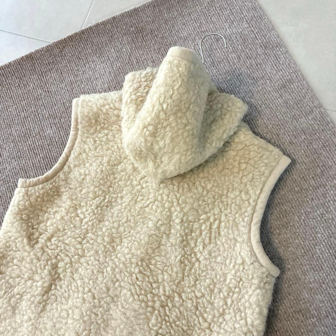 未使用級 コールドブレーカー♡ジップアップ ボア ベスト フード付き ROBBY