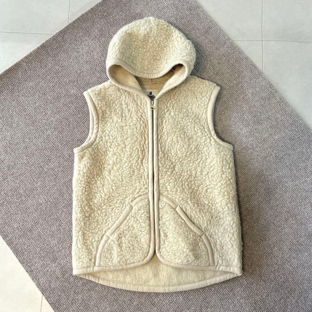 未使用級 コールドブレーカー♡ジップアップ ボア ベスト フード付き ROBBY