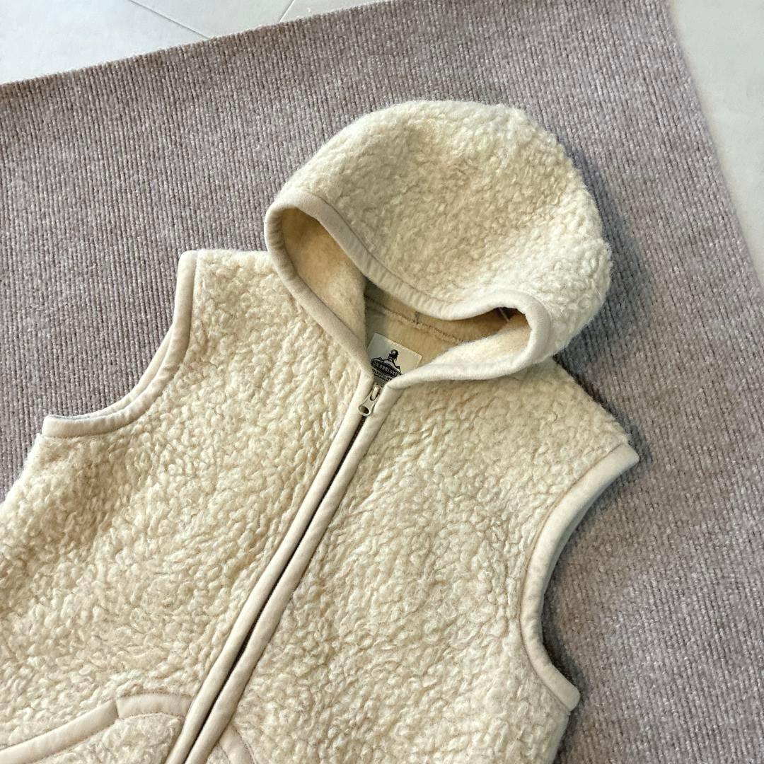 未使用級 コールドブレーカー♡ジップアップ ボア ベスト フード付き ROBBY