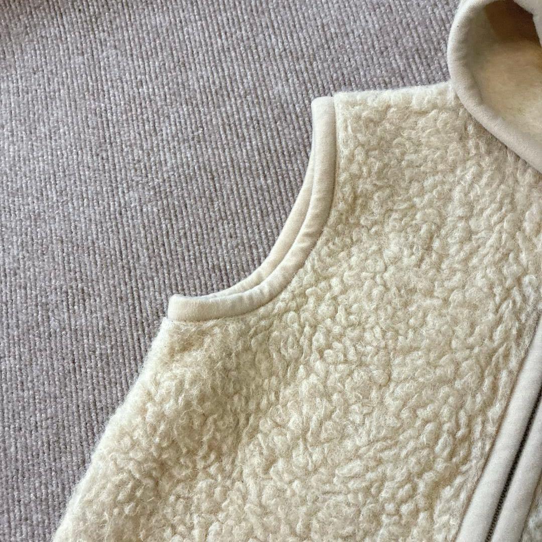 未使用級 コールドブレーカー♡ジップアップ ボア ベスト フード付き ROBBY