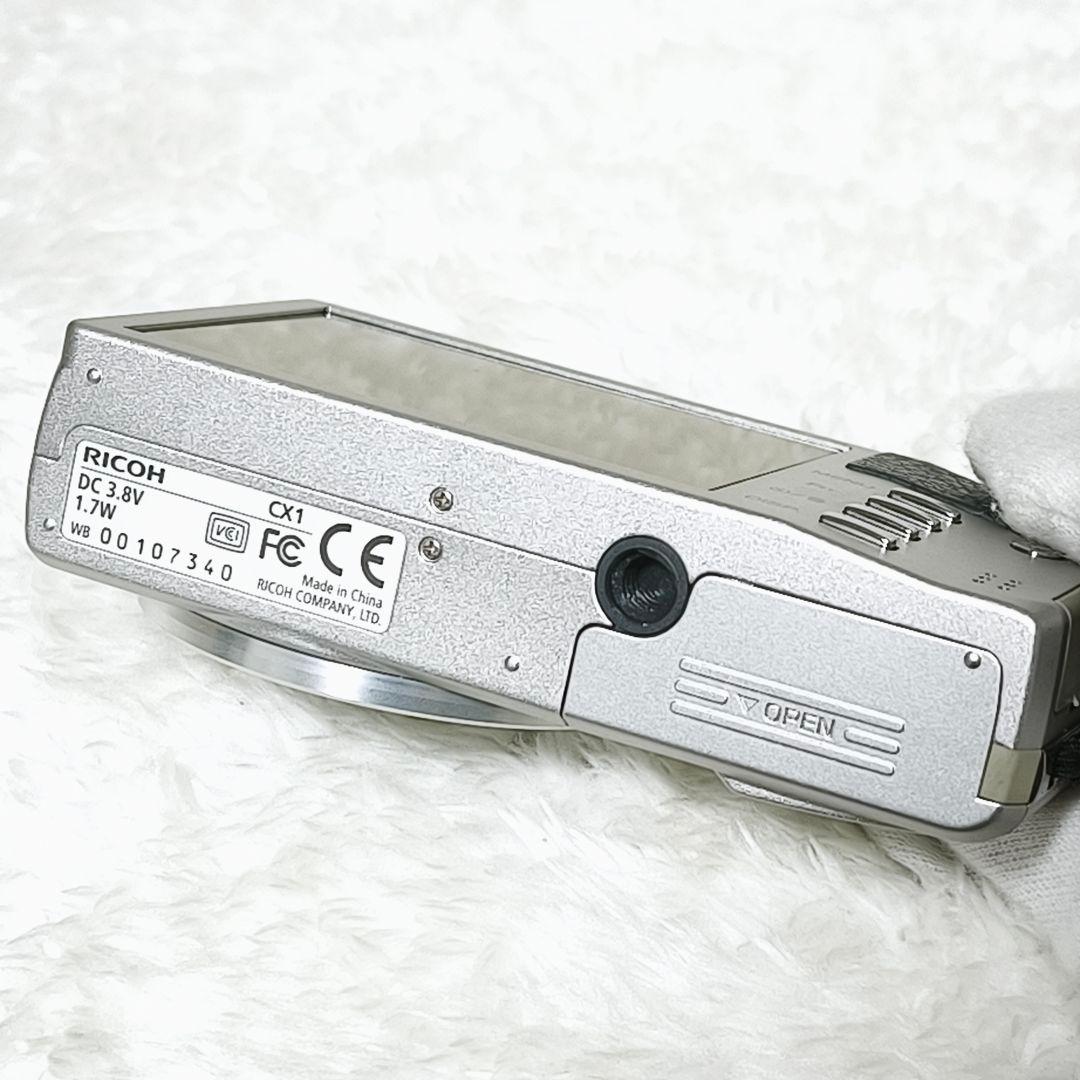 極美品✨RICOH CX1 リコー シルバー コンデジ デジカメ