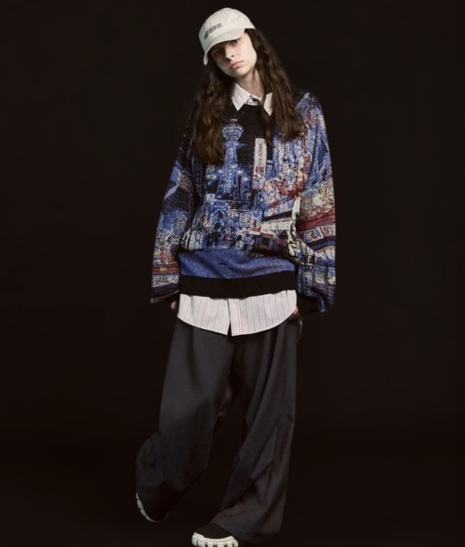 道頓堀 プライムオーバークルーネックニットプルオーバー