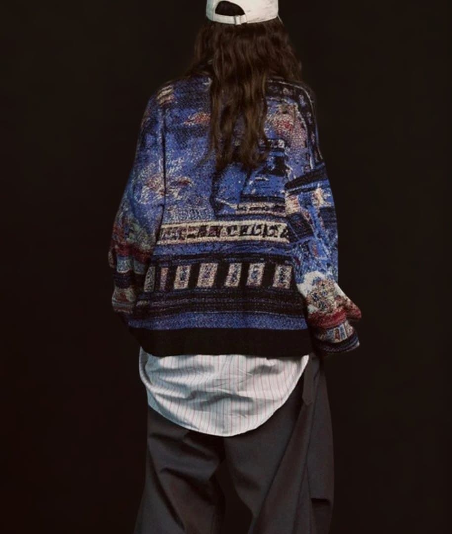 道頓堀 プライムオーバークルーネックニットプルオーバー