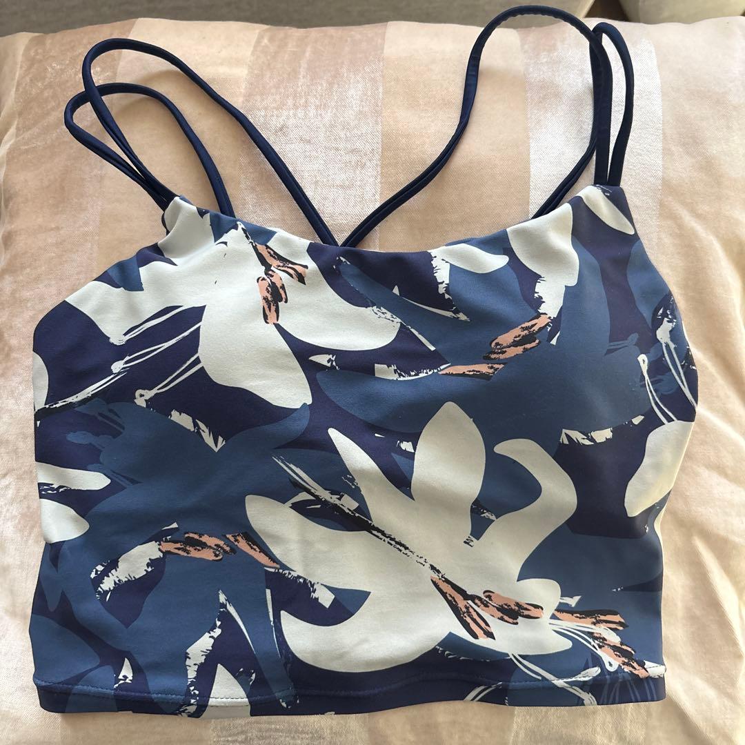 ちーやんサマリー専用 ALBOVE 花柄 セパレート水着 ブルー系