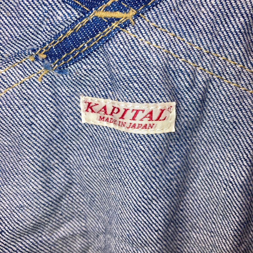 KAPITAL　キャピタル　デニム　オーバーオール　サイズ3