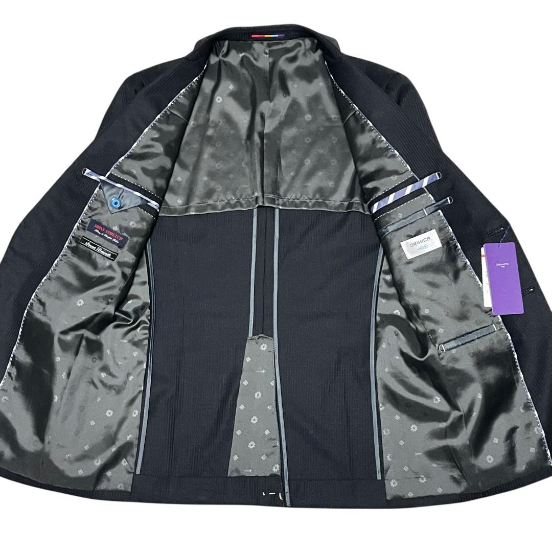 オリヒカ セットアップスーツ 新品 Y5 ストライプ ストレッチ ロングシーズン