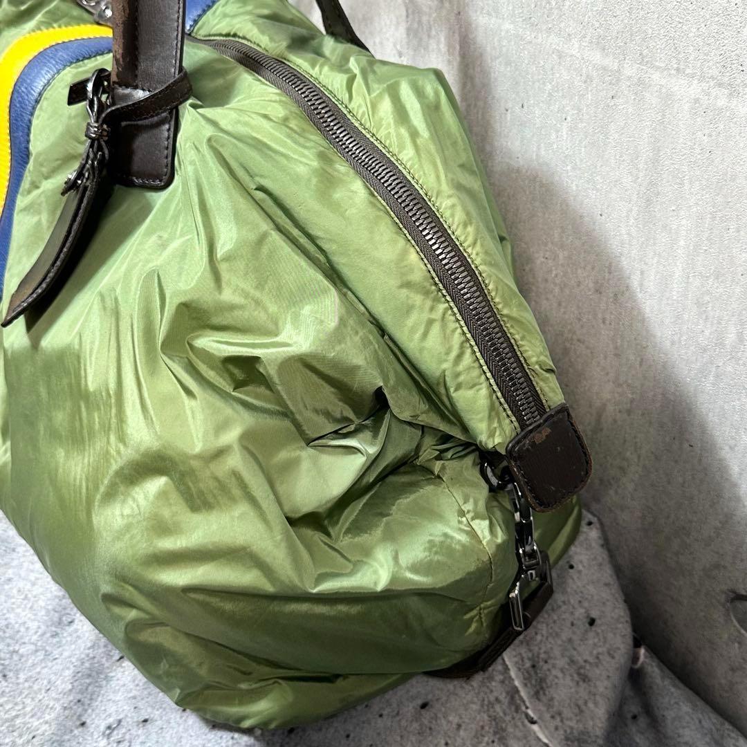 ★洒脱×軽快★ TOD’S ナイロン×レザー 2wayビッグボストンバッグ