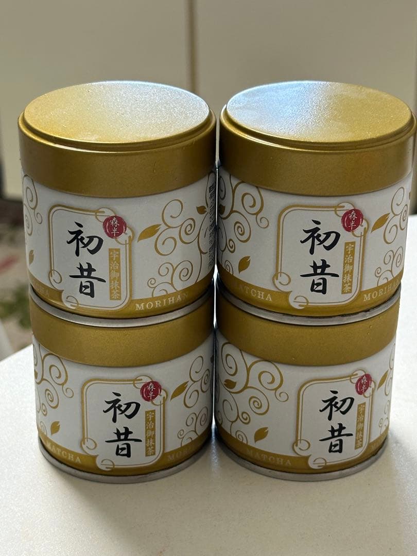 森半 宇治御抹茶 4個セット初昔30g