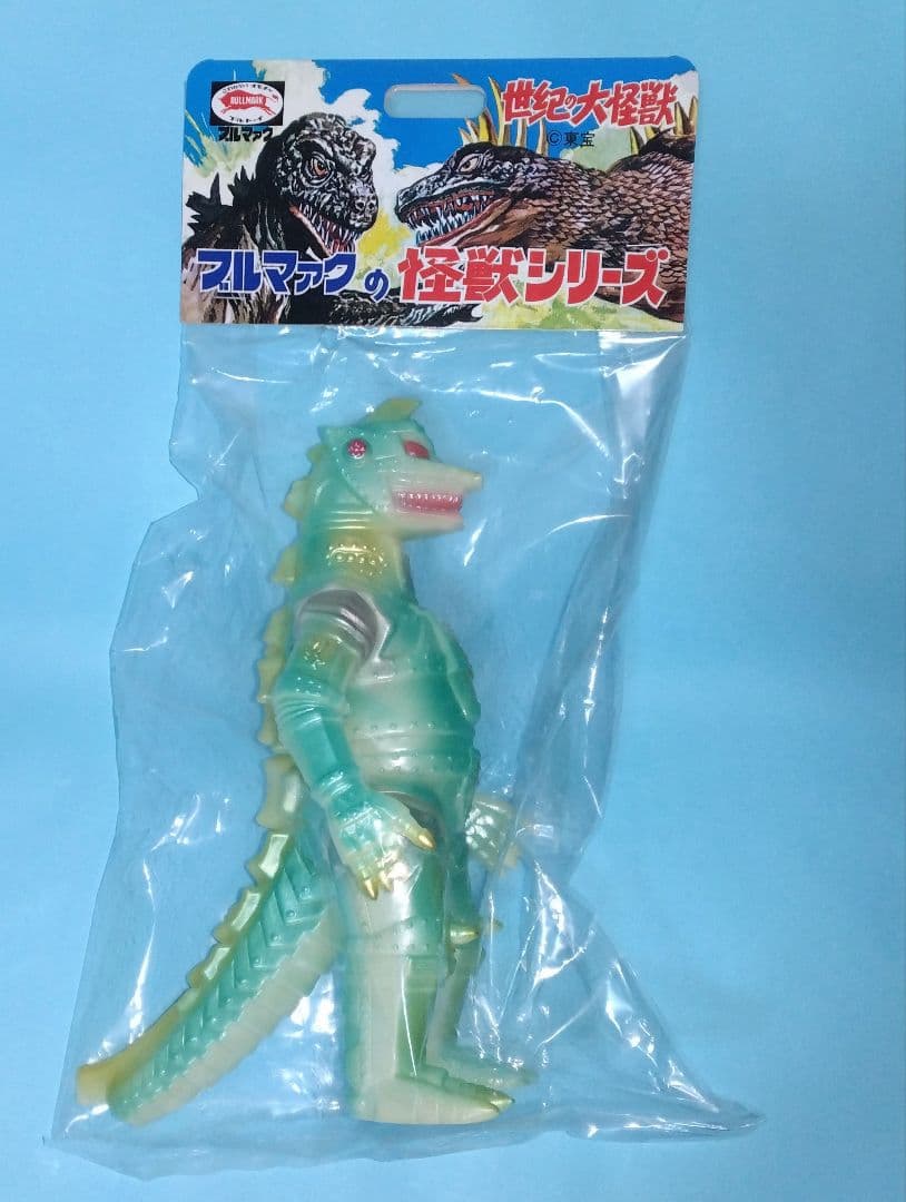 【最終値下げ】メカゴジラ蓄光グリーン・ソフビ人形／イベント限定品