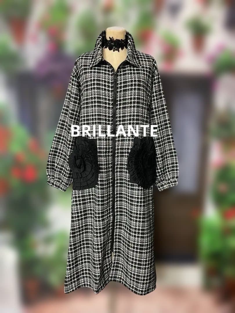 すみれ174レイヤードTU(BK)・87BRILLANTEツイードCT