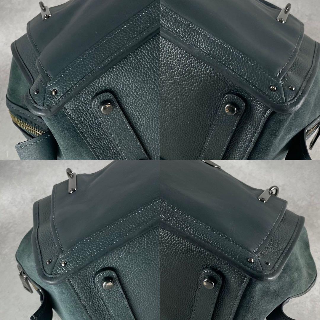 ✨美品✨コーチ　ドリーマー　ハンドバッグ　2way 斜めかけ　C金具　レザー　緑