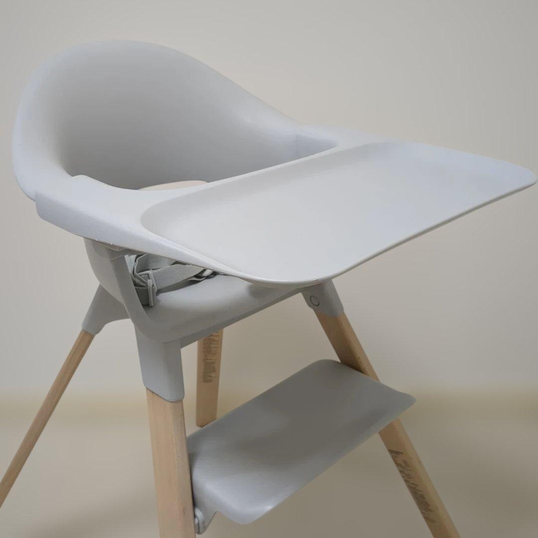 STOKKE　クリック　ハイチェア　グレー　ベビーチェア　簡単組み立て