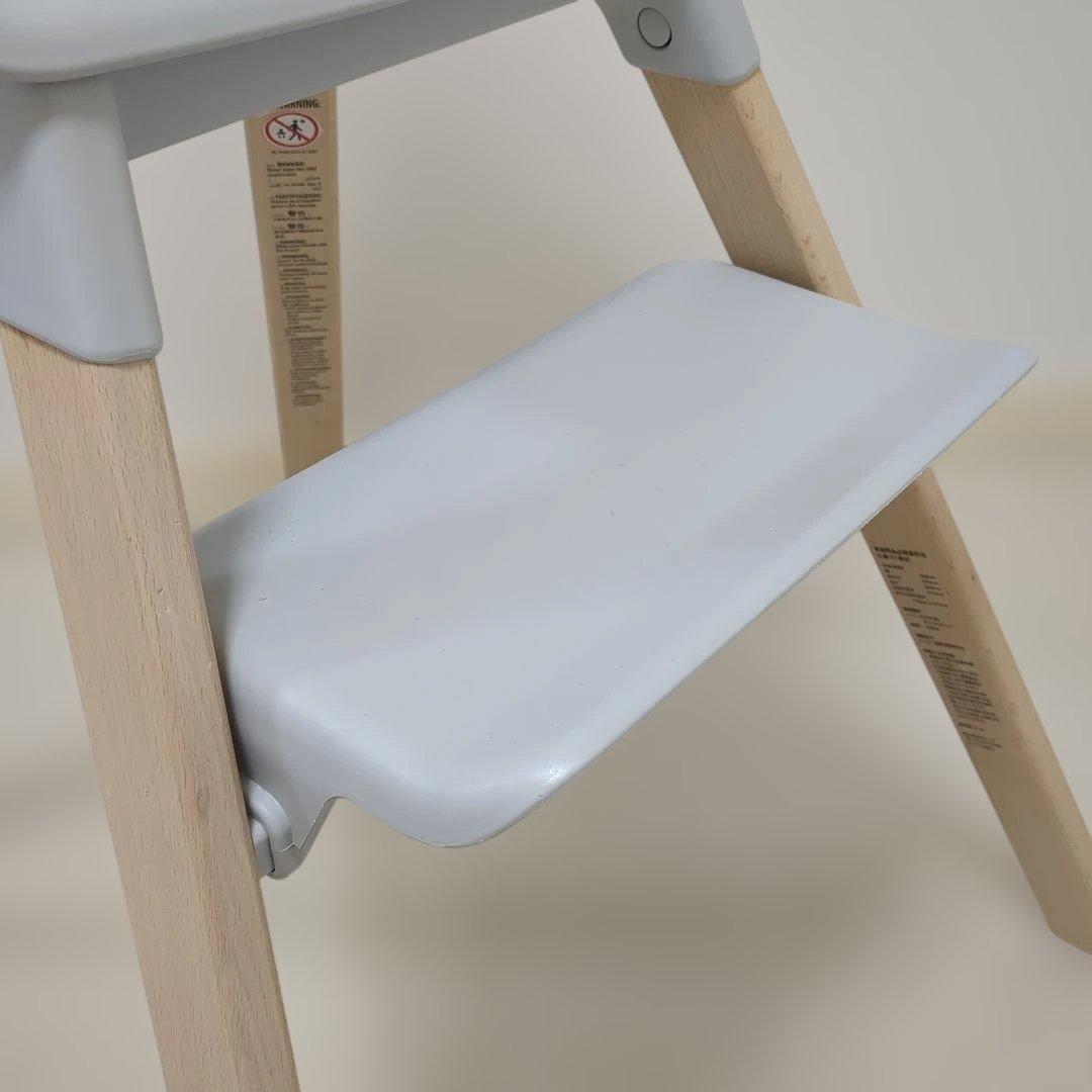 STOKKE　クリック　ハイチェア　グレー　ベビーチェア　簡単組み立て