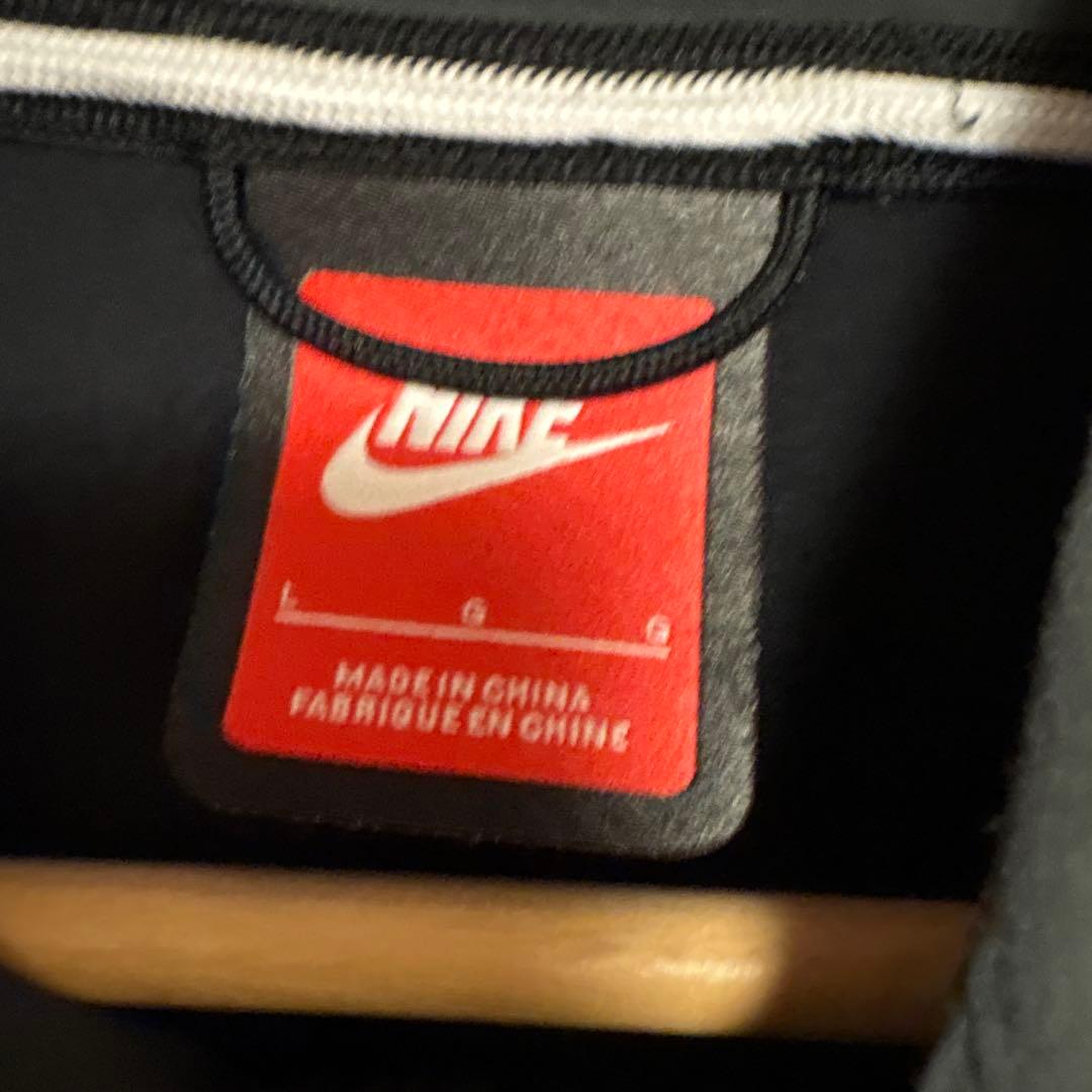 NIKEテックフリースウィンドランナー　グレー/ブラック