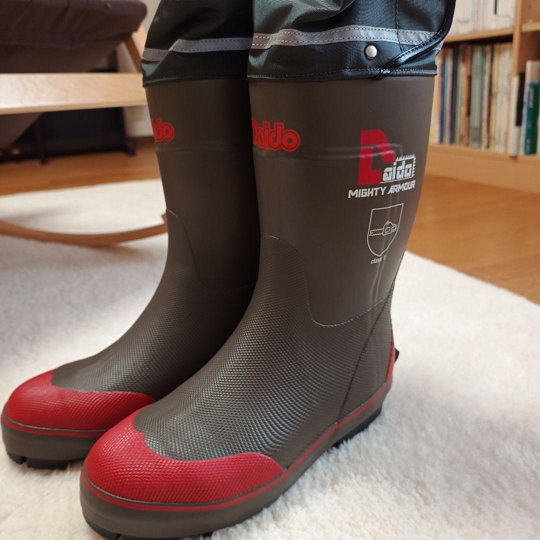 ダイドー マイティアーマーNS　スパイク長靴 チェーンソー防護　安全靴