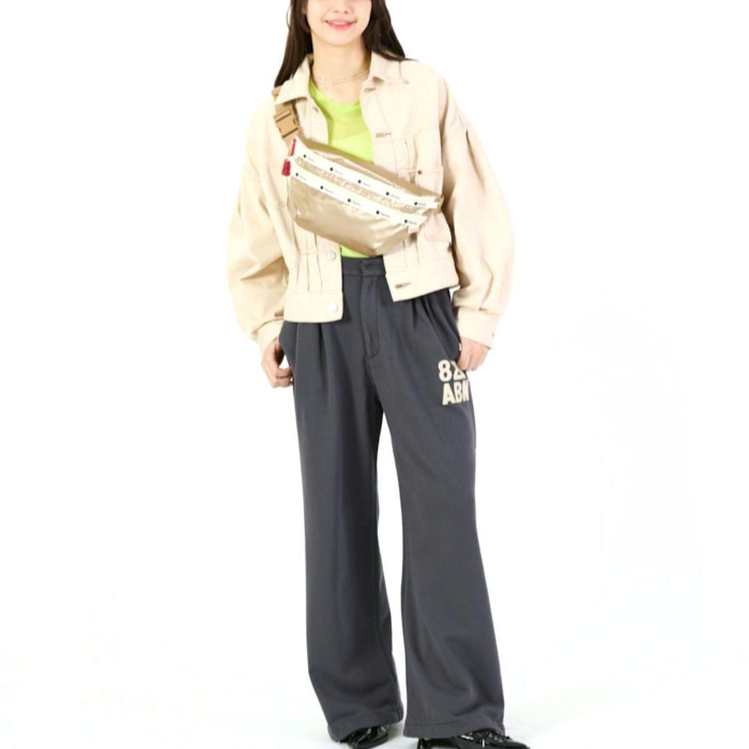 未使用級✨LeSportsac×HARIBO コラボ ゴールドボディバッグ