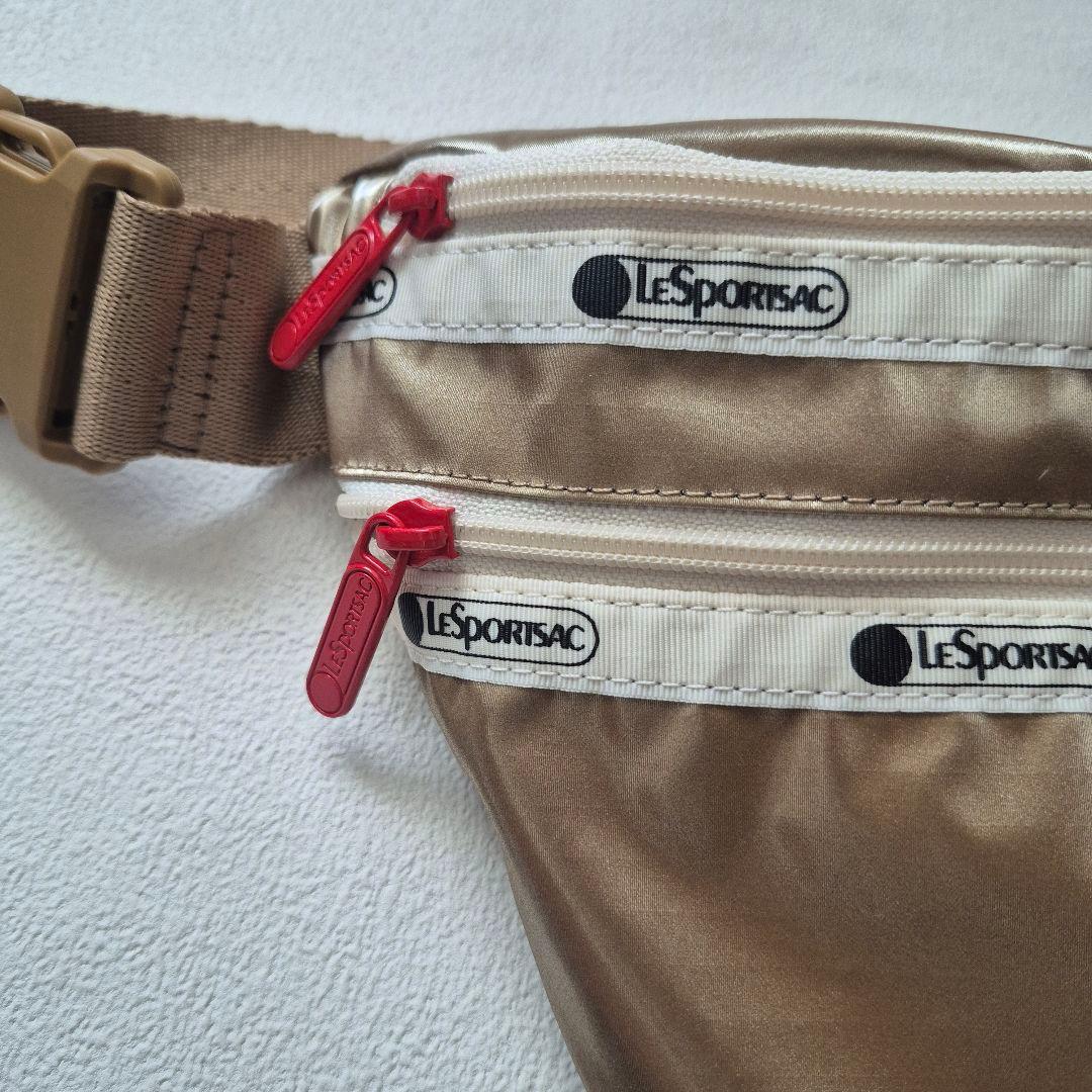 未使用級✨LeSportsac×HARIBO コラボ ゴールドボディバッグ