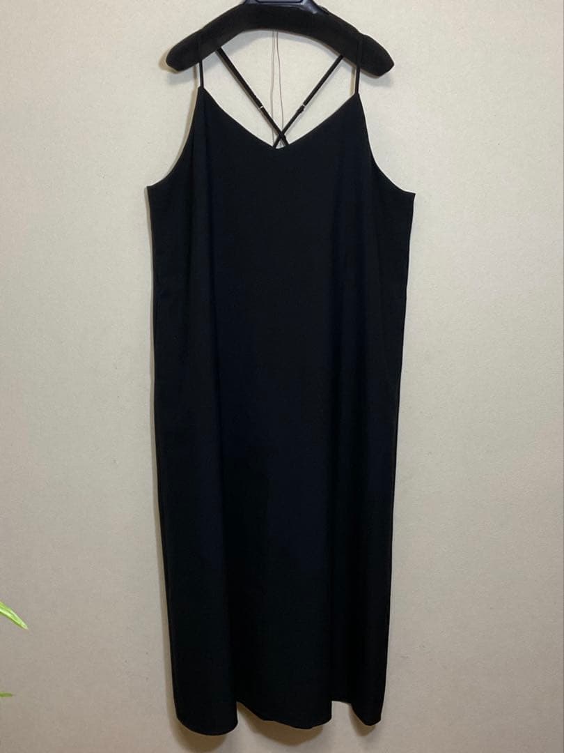 大きいサイズ クミキョク バッククロスキャミワンピース(23区ICB自由区)