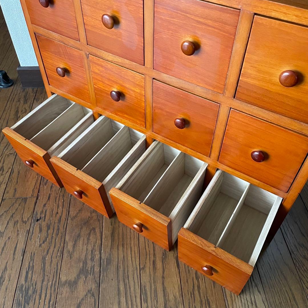 木製　チェスト　完成品　小物入れ　キャビネット　引出し　タンス　収納ボックス