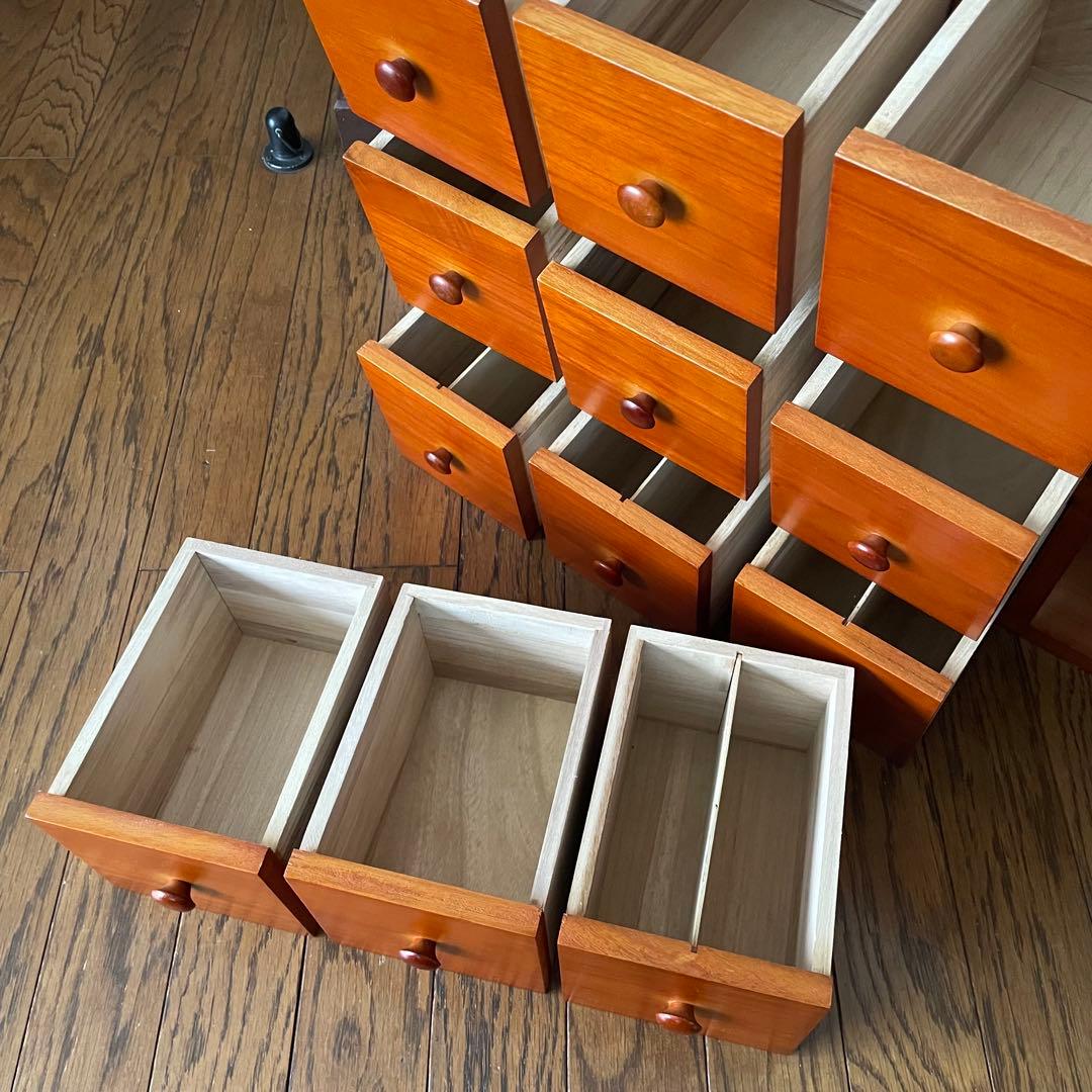 木製　チェスト　完成品　小物入れ　キャビネット　引出し　タンス　収納ボックス
