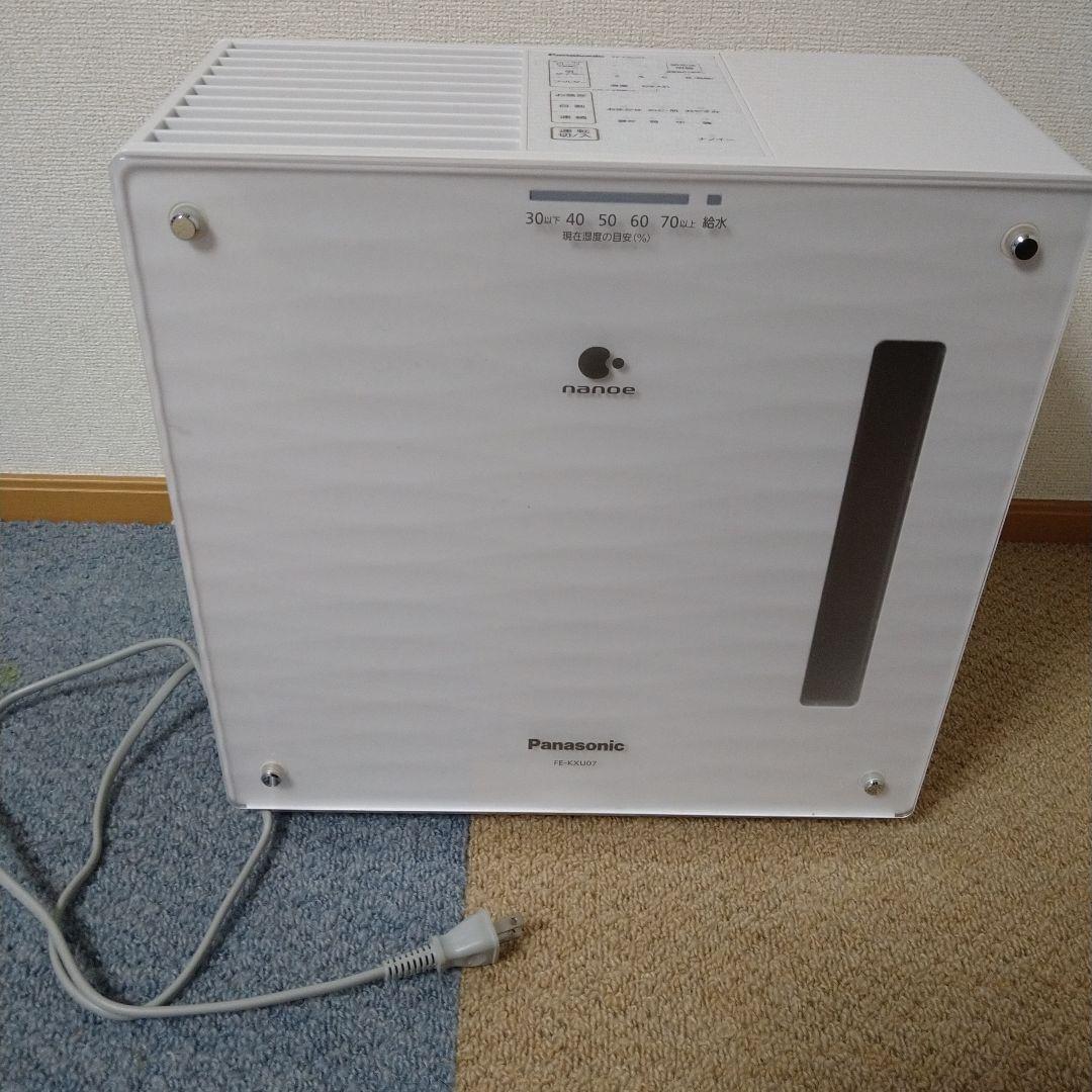21年製 パナソニック加湿器 FE-KXU07-W WHITE