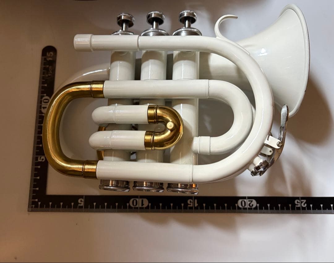 ポケットトランペット　ホワイト 本体